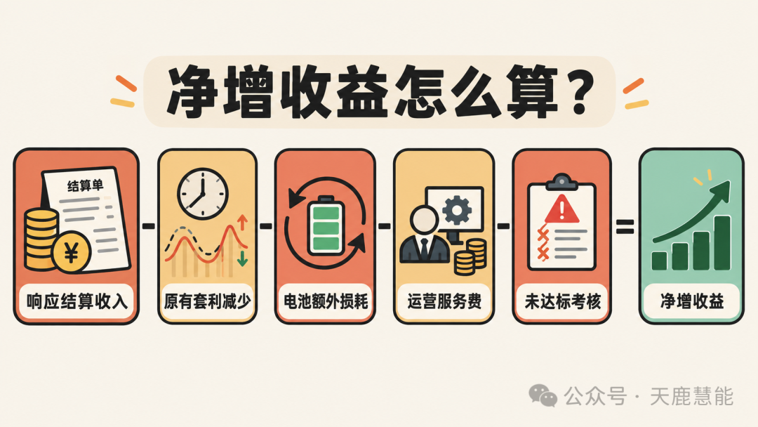 需求响应净增收益的计算逻辑