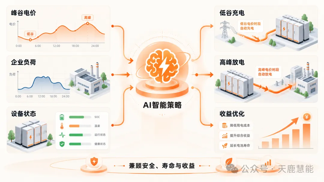 AI智能策略优化储能运行与收益